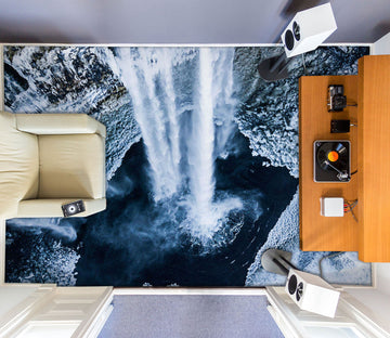 3D Cold Waterfall 686 Floor Mural  Wallpaper Murals Rug & Mat Print Epoxy waterproof bath floor