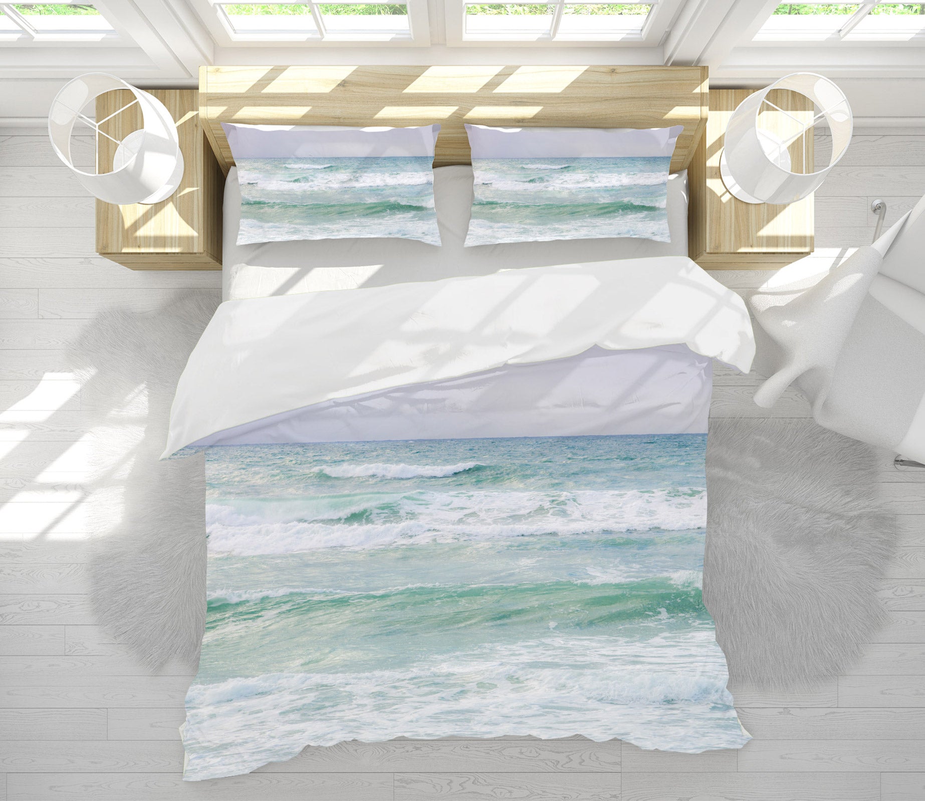 3D Ocean Waves 6926 Assaf Frank Bedding Bed Pillowcases Quilt Cover Duvet Cover