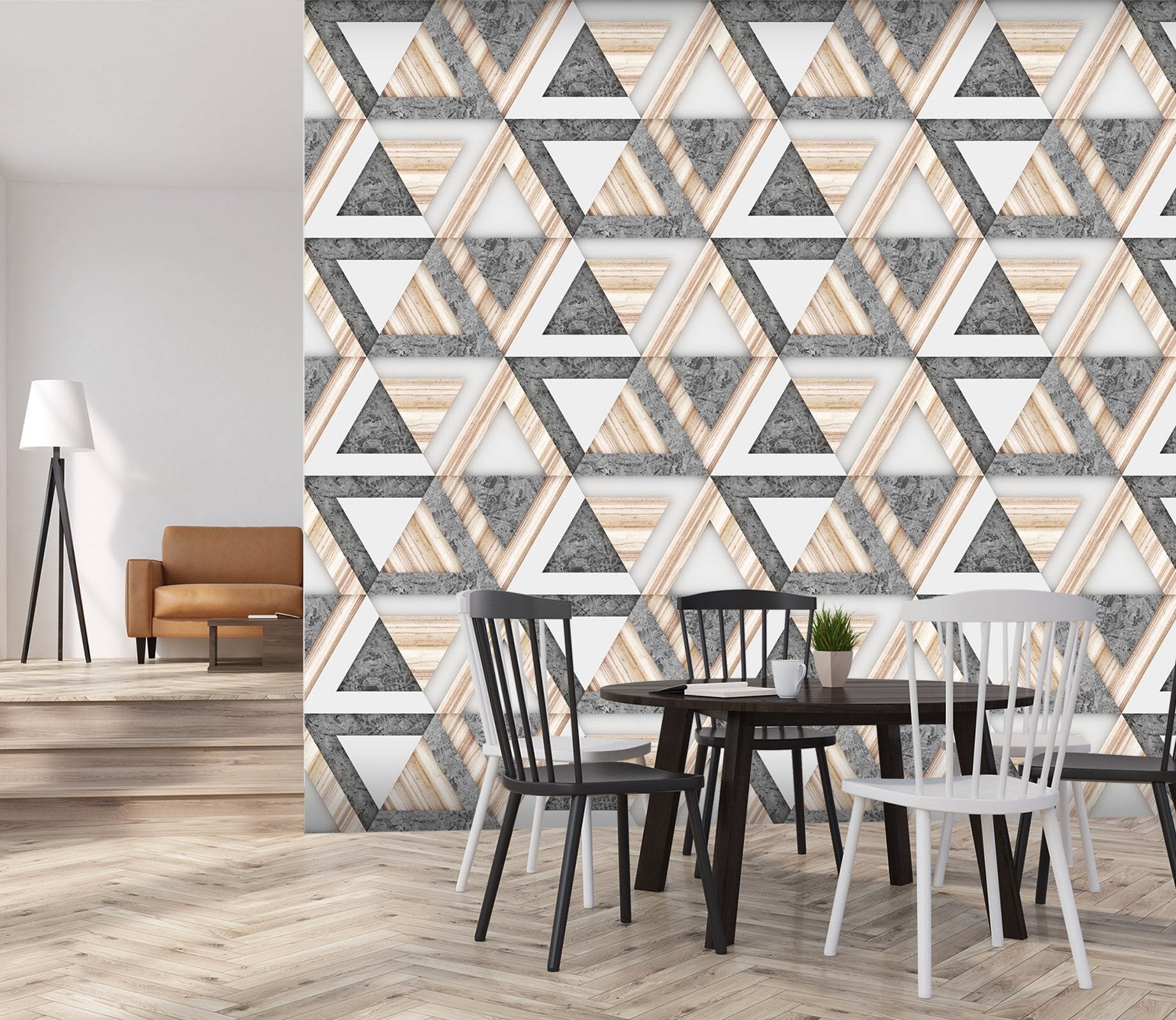 3D Black triangle Surround 100 Wallpaper AJ Wallpaper 