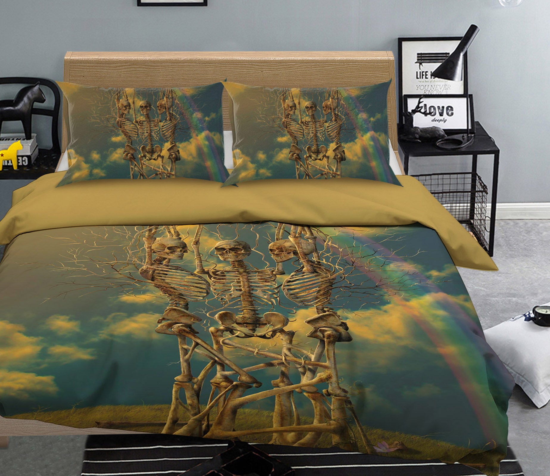 3D Life Cycle 056 Bed Pillowcases Quilt Exclusive Designer Vincent