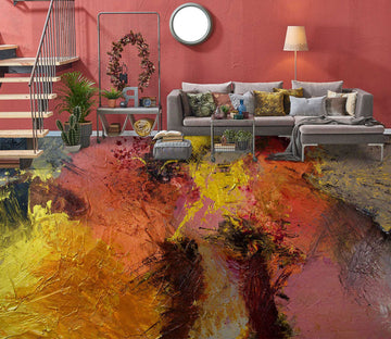 3D Brown Texture 9641 Allan P. Friedlander Floor Mural  Wallpaper Murals Self-Adhesive Removable Print Epoxy