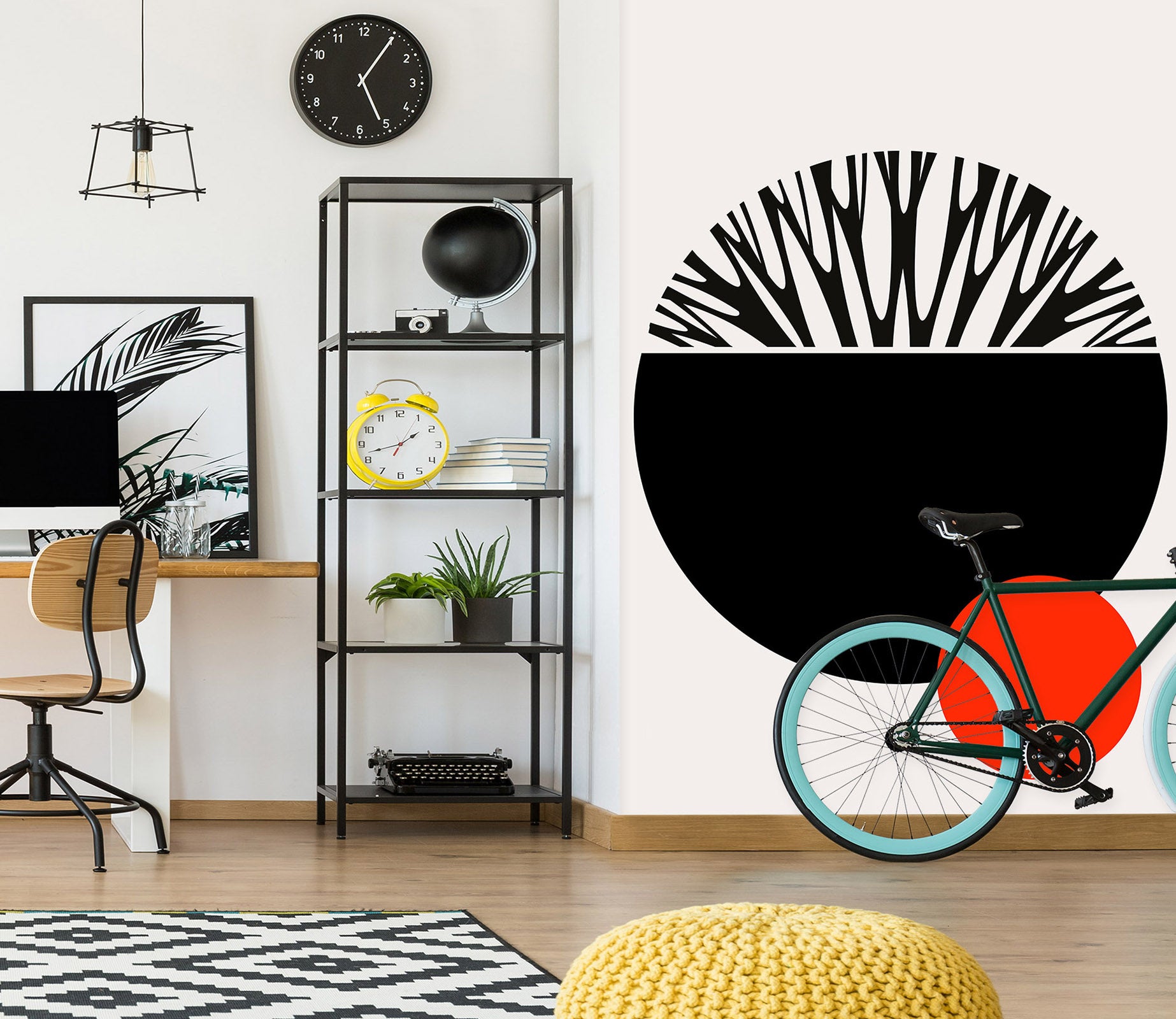 3D Round Branches 1409 Boris Draschoff Wall Mural Wall Murals