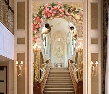 3D Palace Wreath 640 Wall Murals Wallpaper AJ Wallpaper 2 