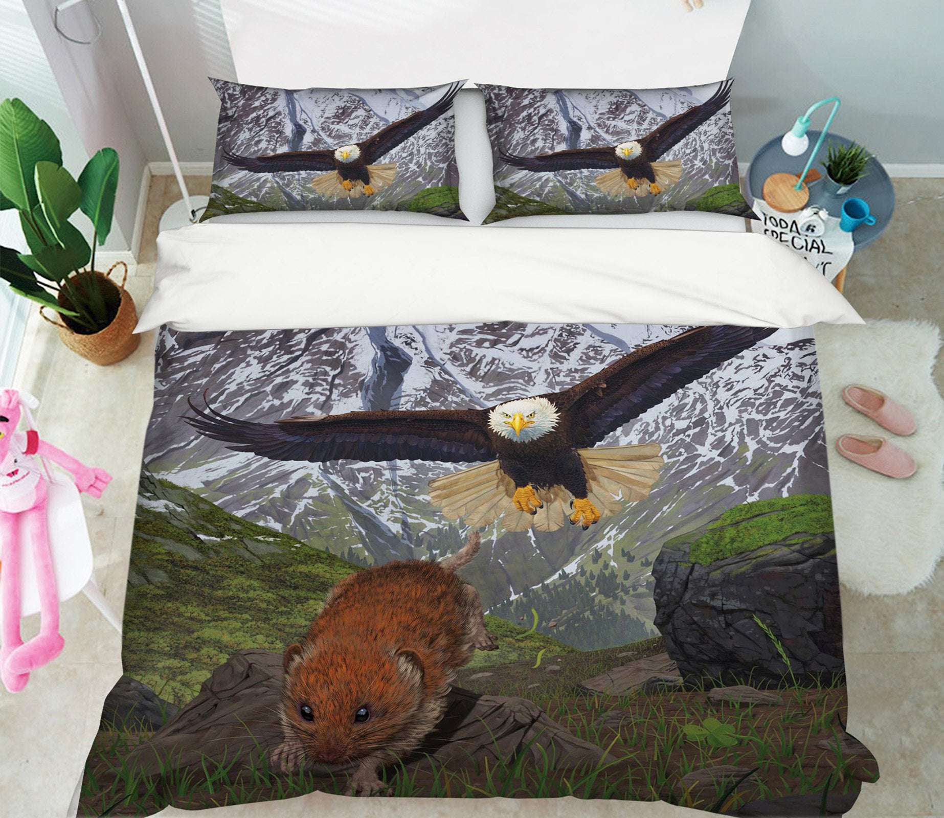 3D Alaska 2107 Bed Pillowcases Quilt Exclusive Designer Vincent Quiet Covers AJ Creativity Home 