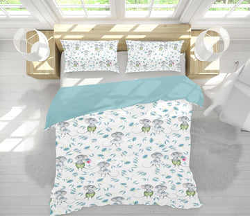 3D Cartoon Mouse 197 Uta Naumann Bedding Bed Pillowcases Quilt