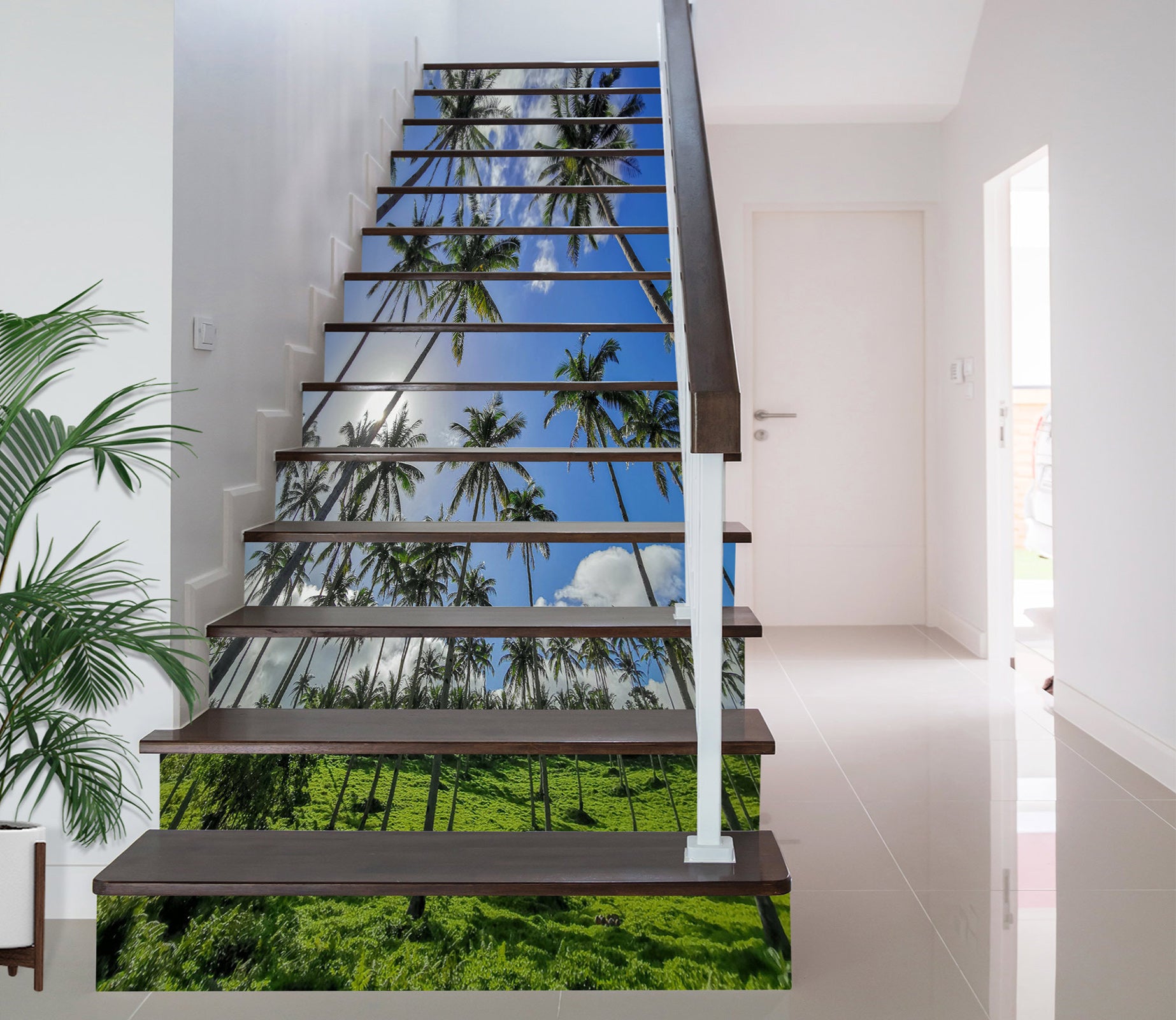 3D Sunny Summer 293 Stair Risers