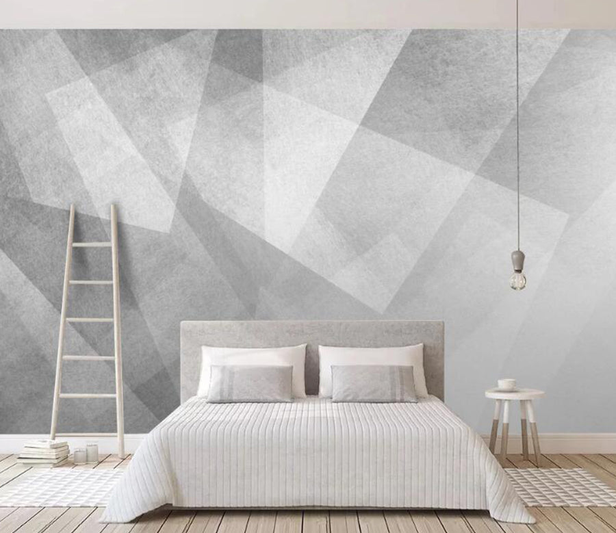 3D Light Staggered 632 Wall Murals