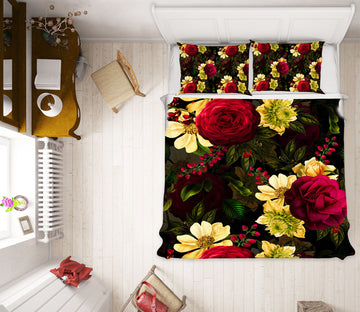 3D Planting Red Roses 104 Uta Naumann Bedding Bed Pillowcases Quilt