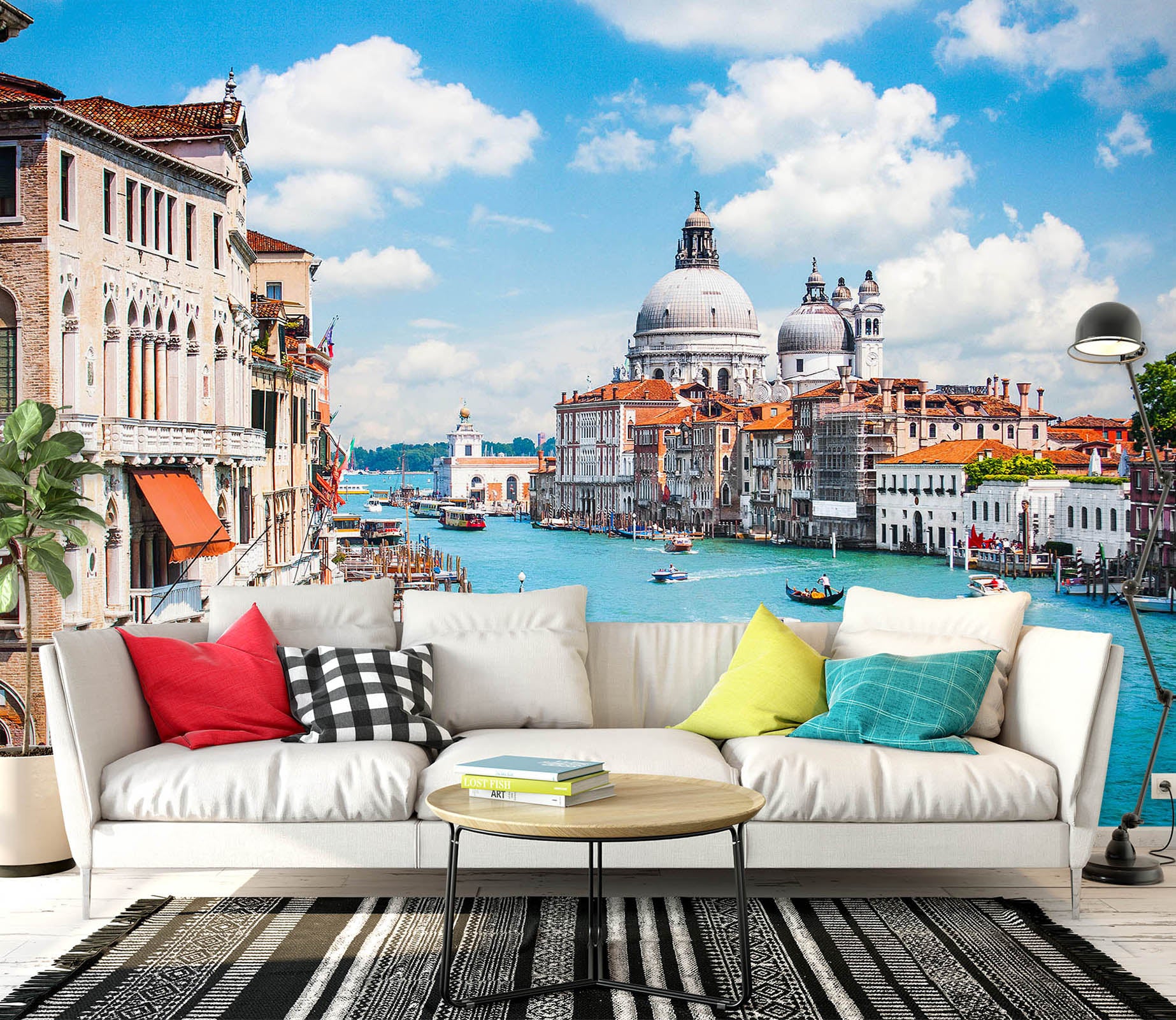 3D Venice River 1101 Wall Murals