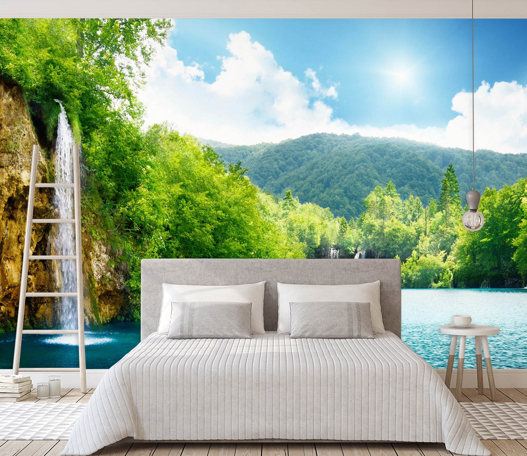 3D Mountain Jungle 57234 Wall Murals
