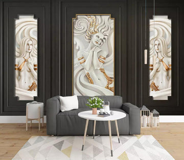 3D Sculpture Woman WC748 Wall Murals