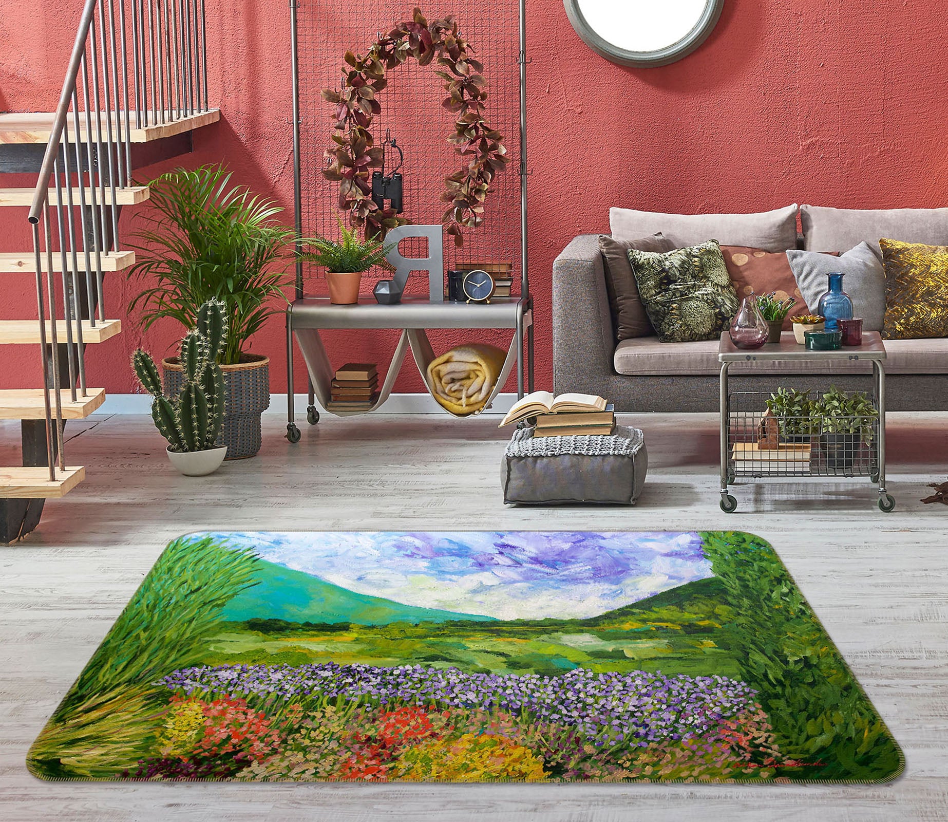 3D Beautiful Sky 1108 Allan P. Friedlander Rug Non Slip Rug Mat