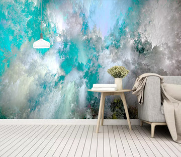 3D Green Gradient WG853 Wall Murals