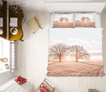 3D Pink Prairie Tree 1083 Assaf Frank Bedding Bed Pillowcases Quilt