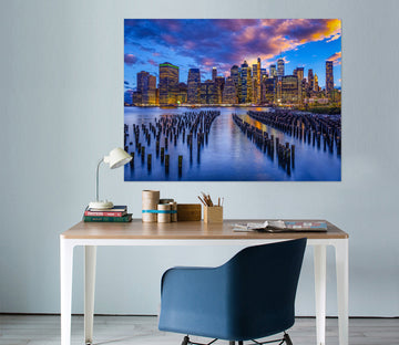 3D City Reflection 188 Marco Carmassi Wall Sticker