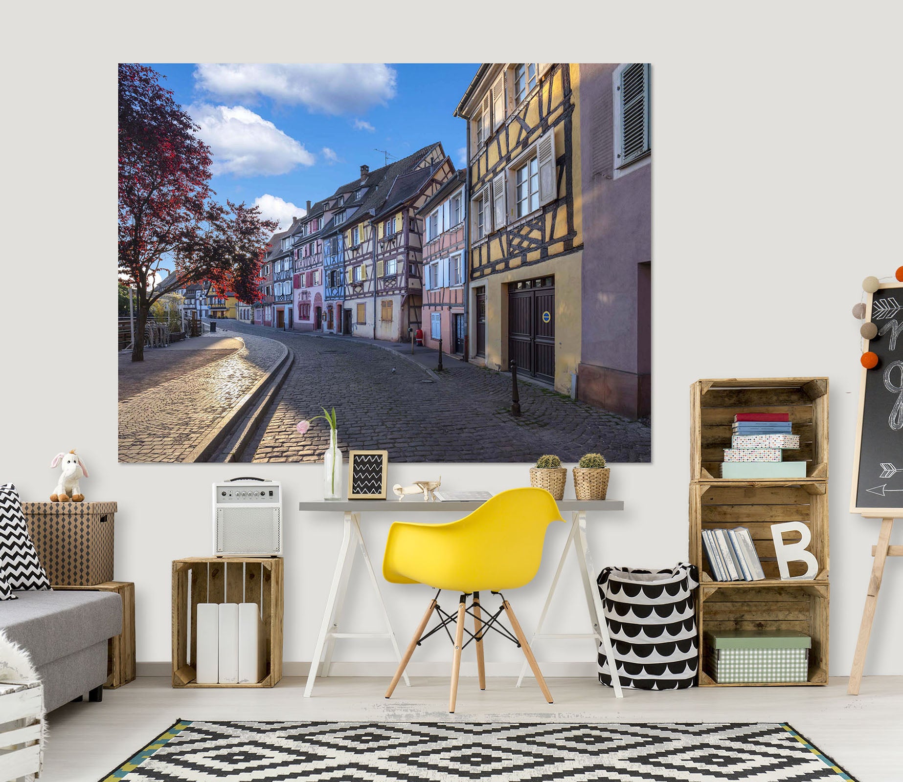 3D Clean Street 120 Marco Carmassi Wall Sticker