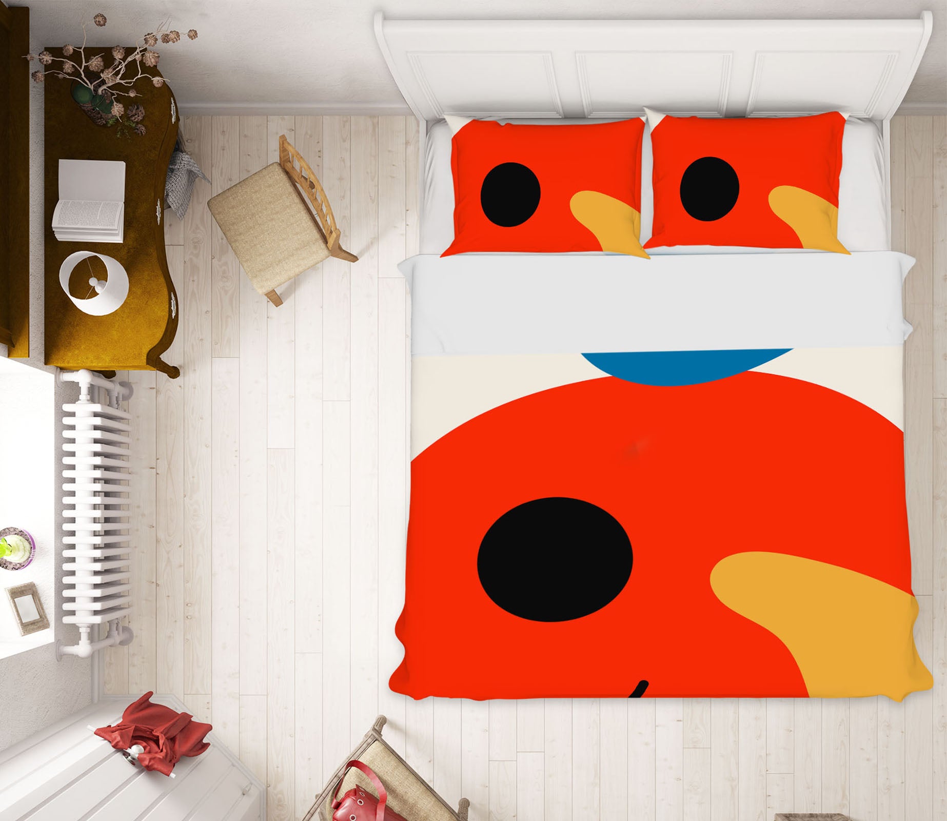 3D Red Fish Pattern 173 Boris Draschoff Bedding Bed Pillowcases Quilt