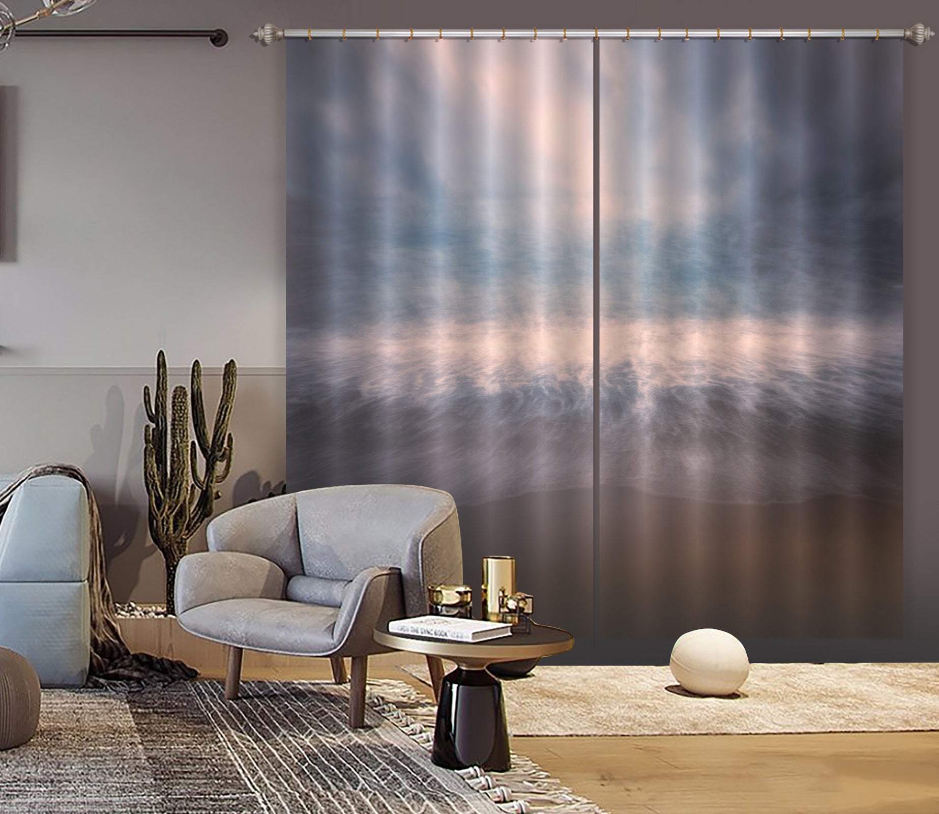 3D Desert Storm 121 Marco Carmassi Curtain Curtains Drapes