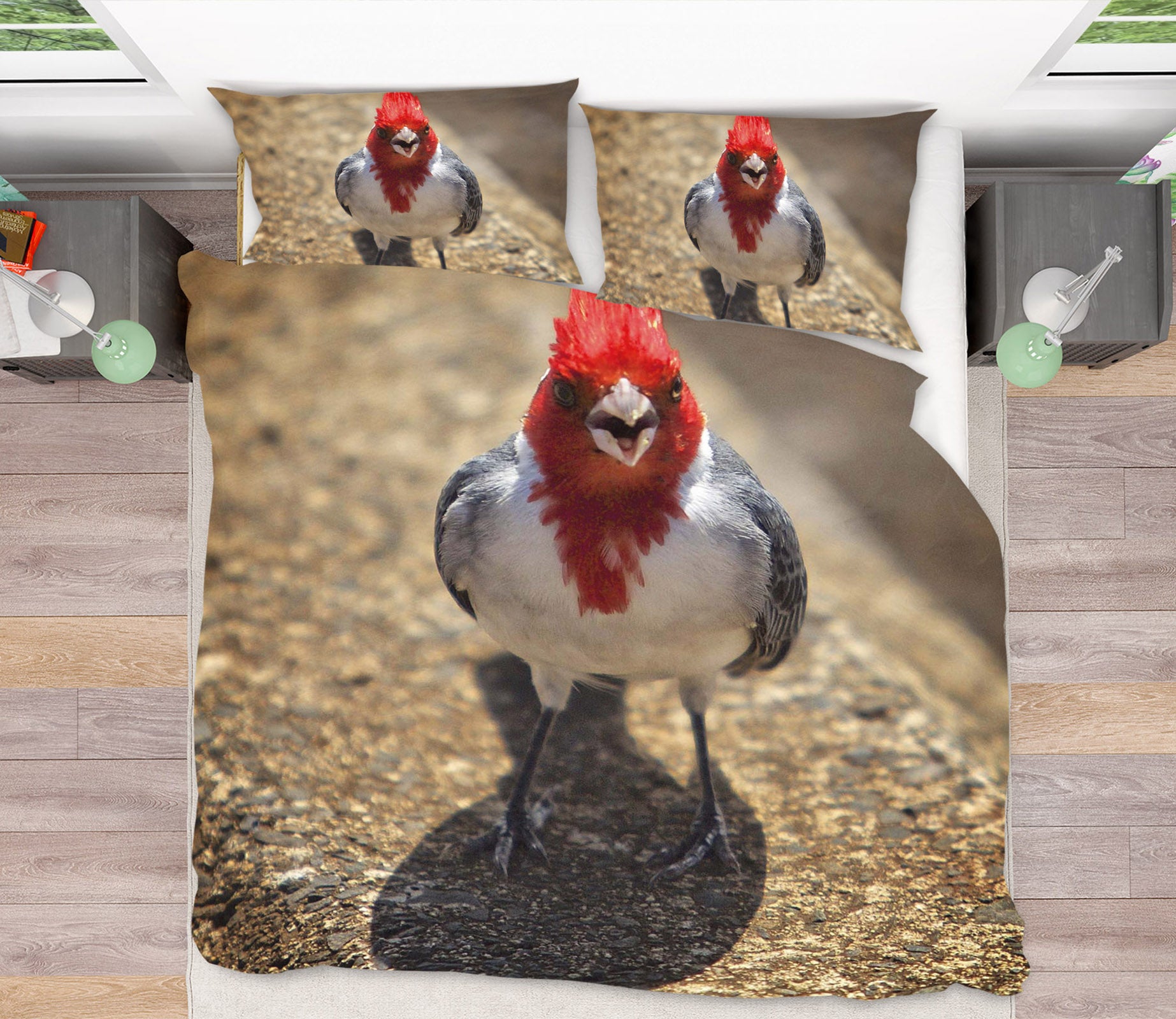 3D Red Crown 2127 Kathy Barefield Bedding Bed Pillowcases Quilt