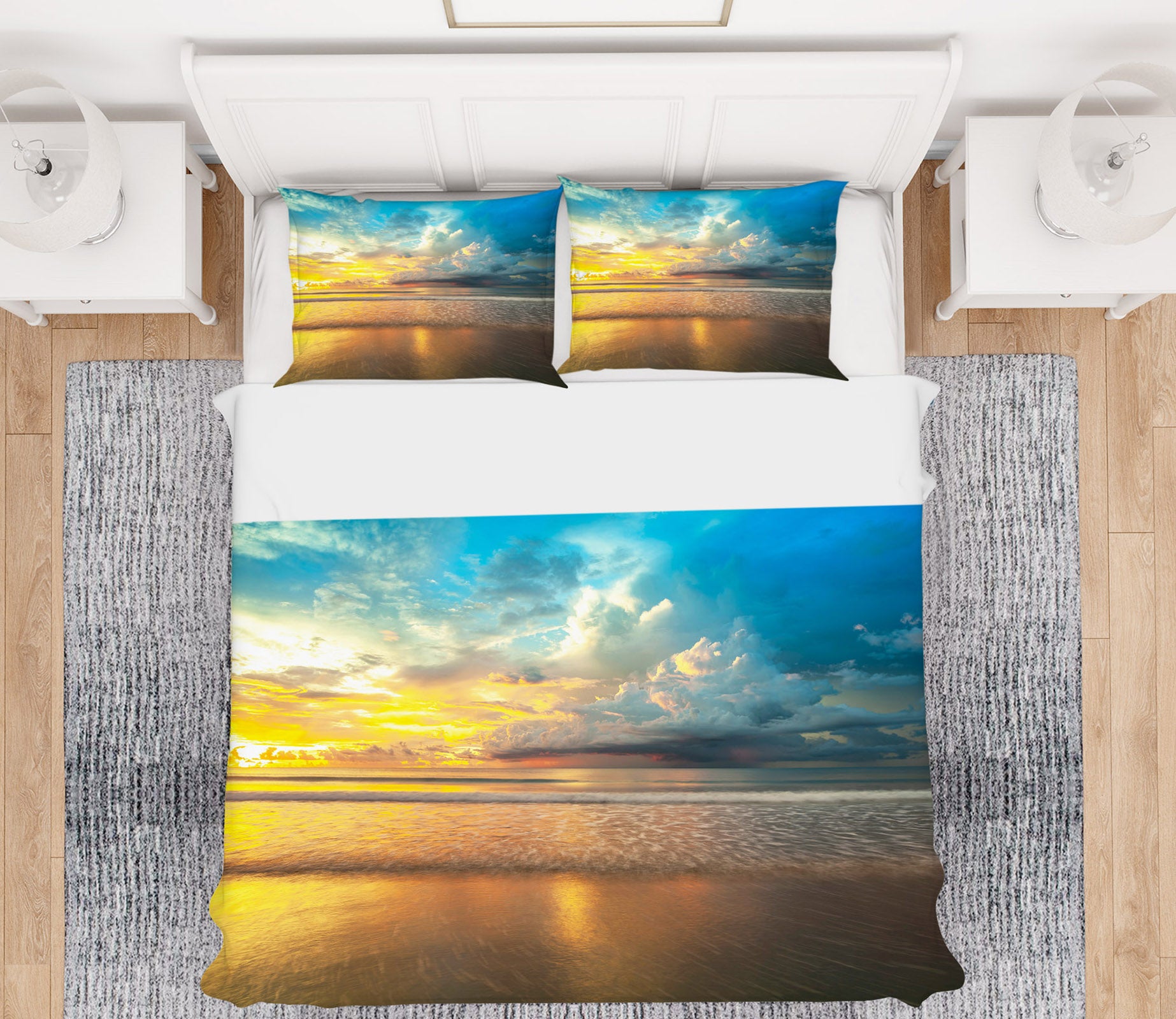 3D Beach Sky 85158 Assaf Frank Bedding Bed Pillowcases Quilt