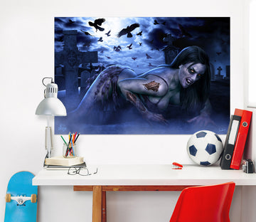 3D Beauty Night 5104 Tom Wood Wall Sticker