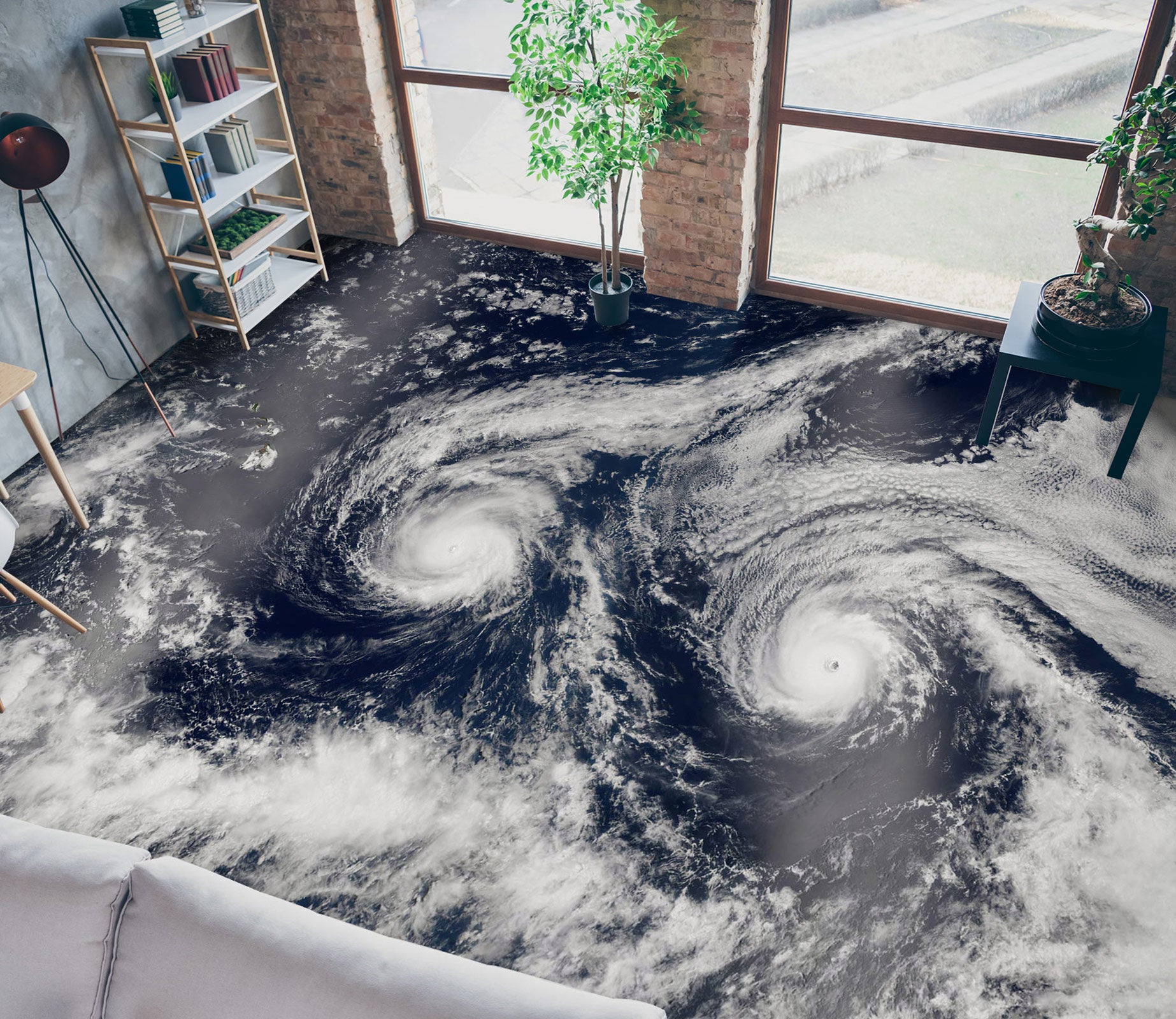 3D Storm Vortex 405 Floor Mural  Wallpaper Murals Rug & Mat Print Epoxy waterproof bath floor