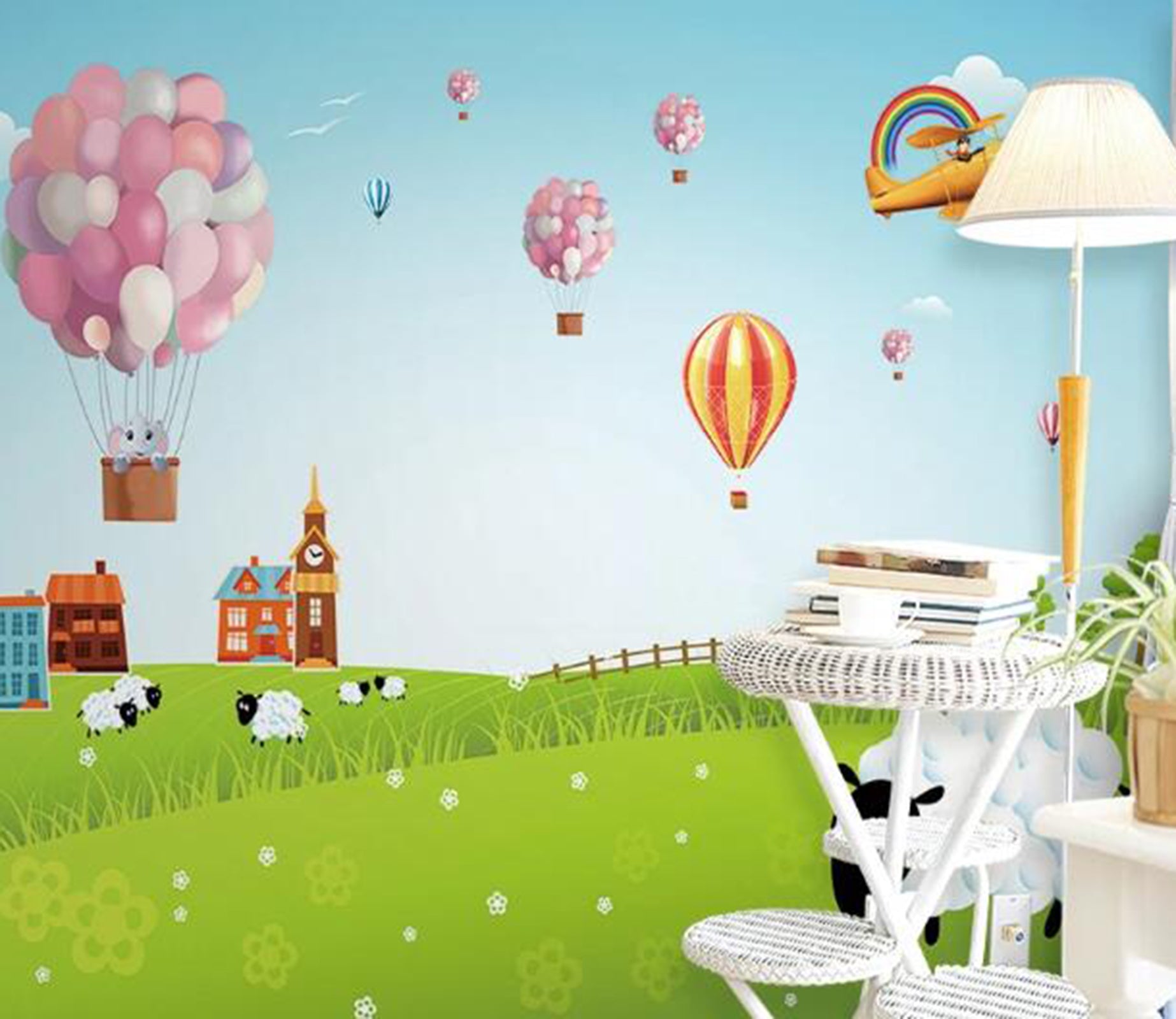 3D Colorful Balloons WC96 Wall Murals Wallpaper AJ Wallpaper 2 