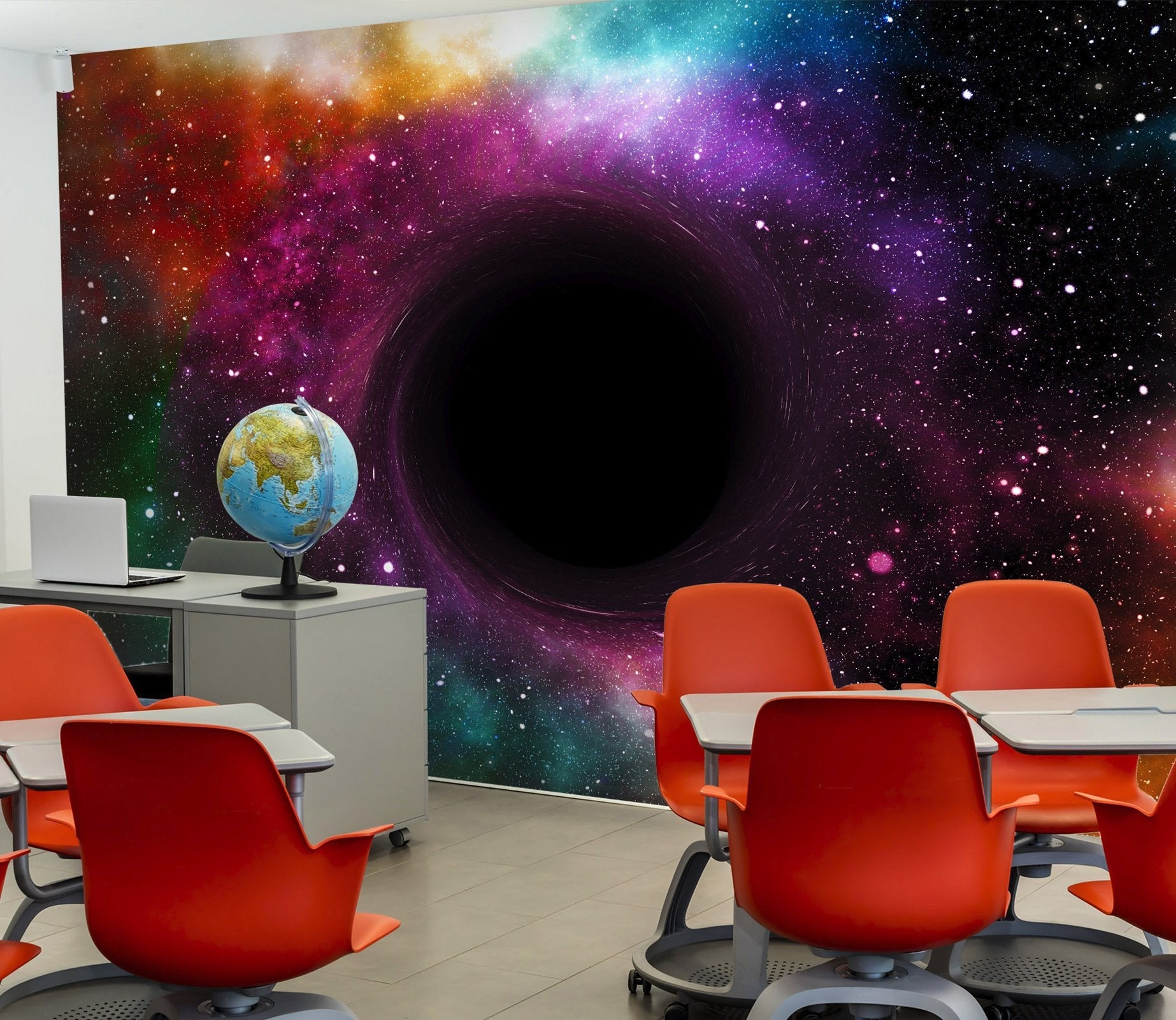 3D colorful universe 04 Wall Murals Wallpaper AJ Wallpaper 2 