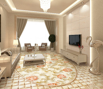 3D Elegant Flowers 284 Floor Mural  Wallpaper Murals Rug & Mat Print Epoxy waterproof bath floor