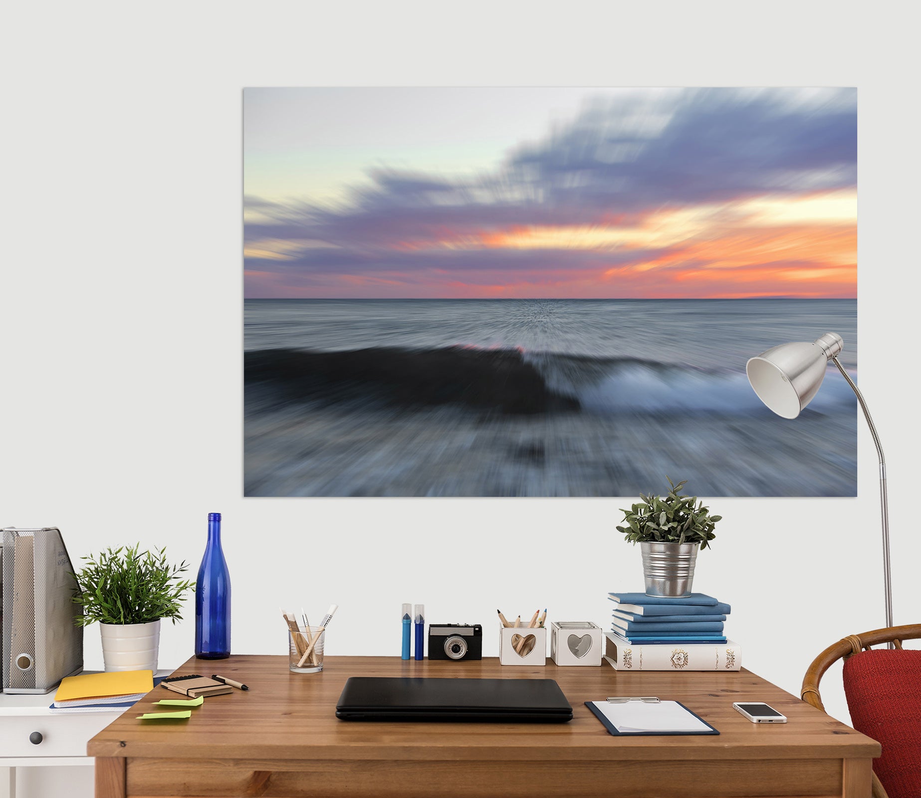 3D Moving Wave 101 Marco Carmassi Wall Sticker