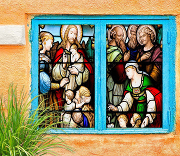 3D Cute Baby 163 Window Film Print Sticker Cling Stained Glass UV Block