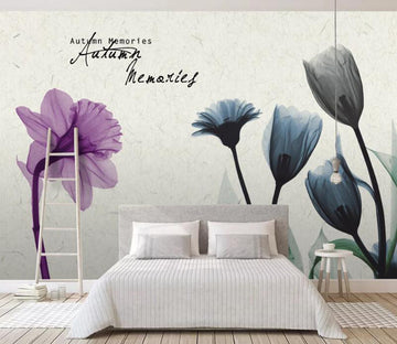 3D Flower Of Art 496 Wall Murals
