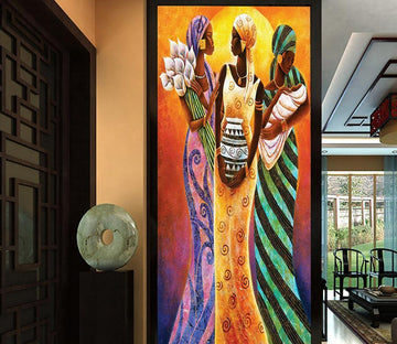 3D Painted Lady 561 Wall Murals Wallpaper AJ Wallpaper 2 