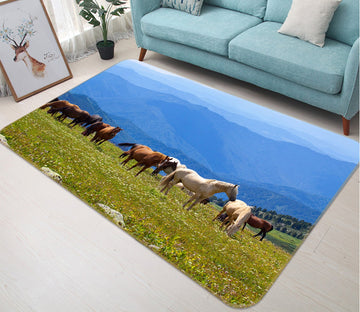 3D Prairie Horse 582 Animal Non Slip Rug Mat Mat AJ Creativity Home 