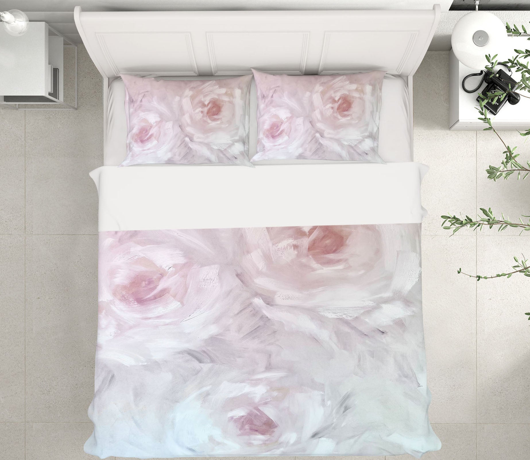 3D Light Pink Flowers 3828 Skromova Marina Bedding Bed Pillowcases Quilt Cover Duvet Cover