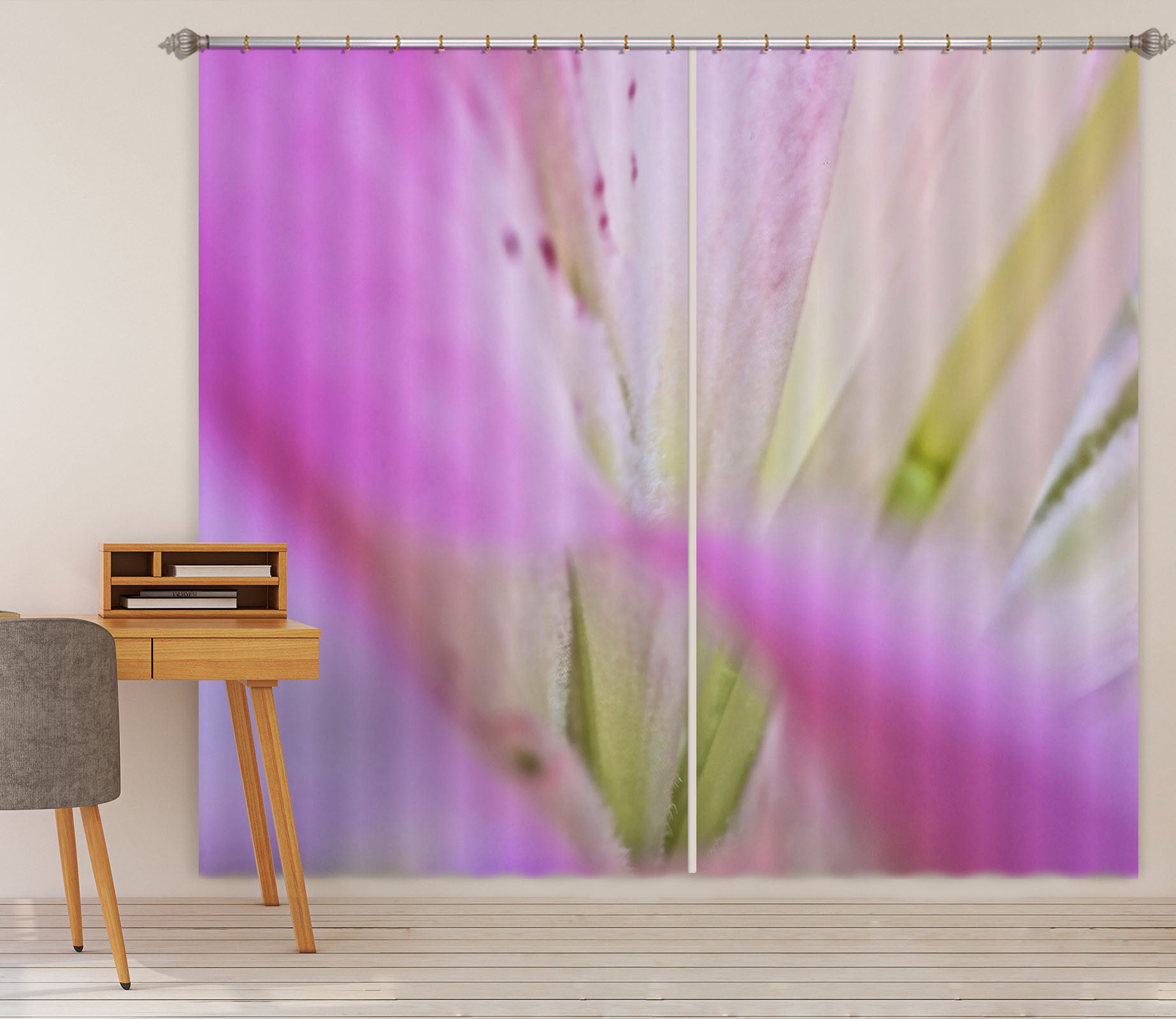 3D Freesia Glow 048 Kathy Barefield Curtain Curtains Drapes