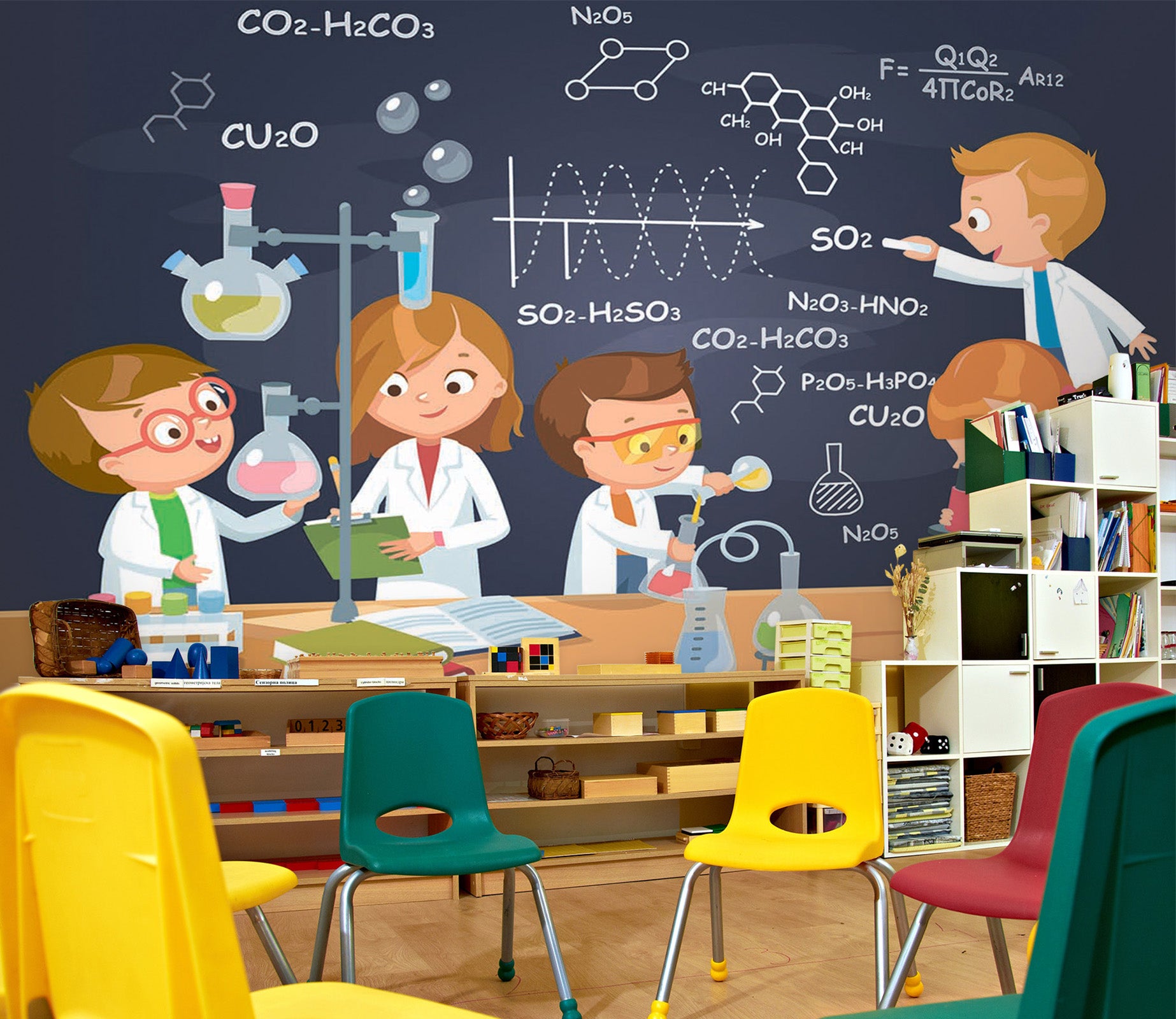 3D Chemical Reagent 176 Wall Murals