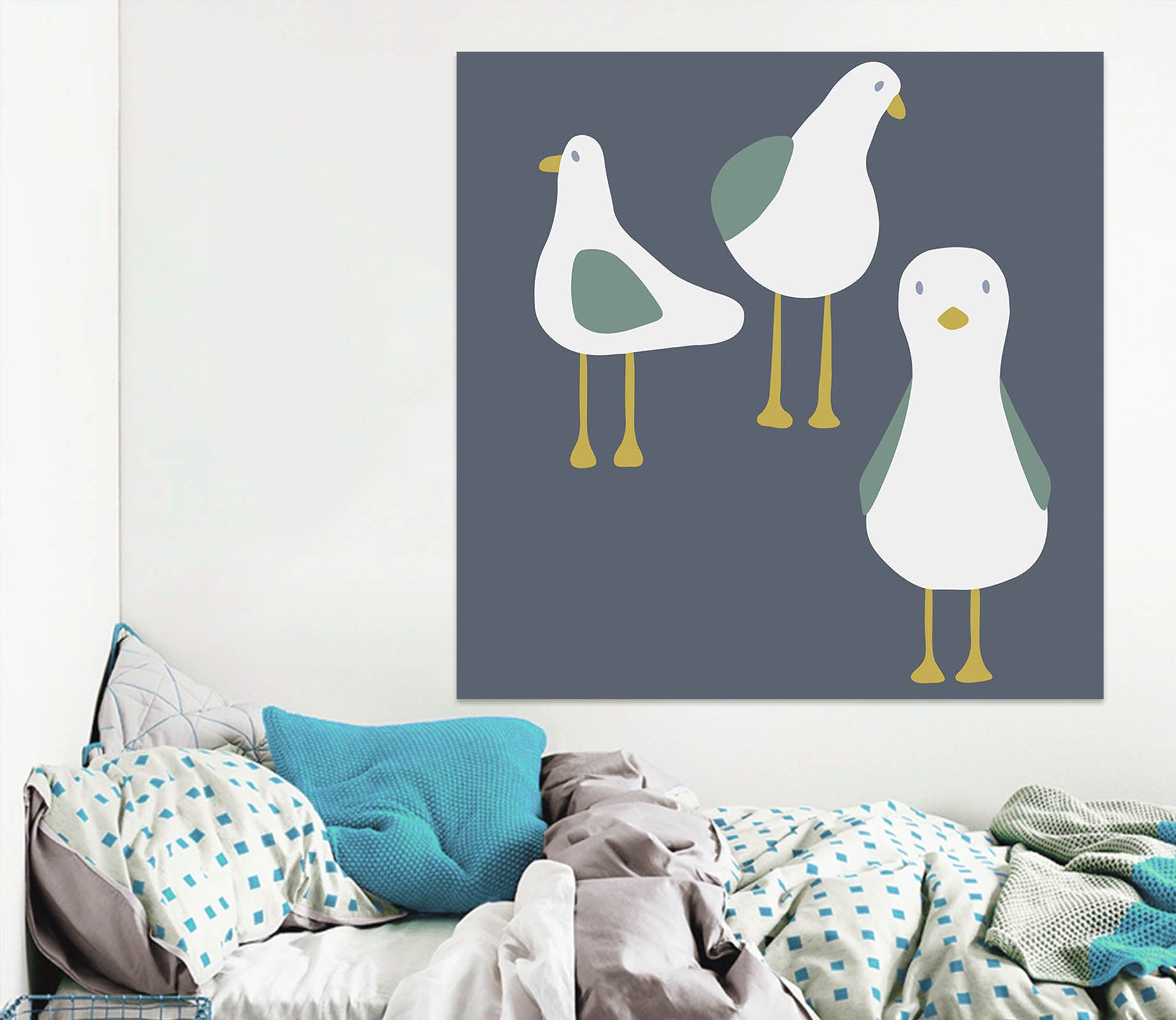 3D Cute Chick 004 Jillian Helvey Wall Sticker