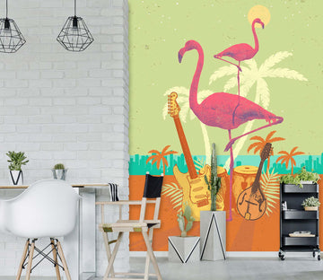 3D Tropical City 1417 Showdeer Wall Mural Wall Murals