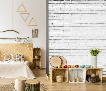 3D White Brick Wall 116 Wall Murals Wallpaper AJ Wallpaper 2 