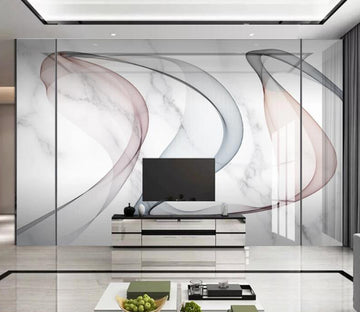 3D Elegant Ribbon 273 Wall Murals