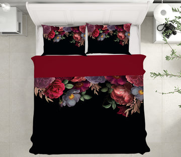 3D Roses Blooming 041 Uta Naumann Bedding Bed Pillowcases Quilt
