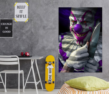 3D Clown 5130 Tom Wood Wall Sticker