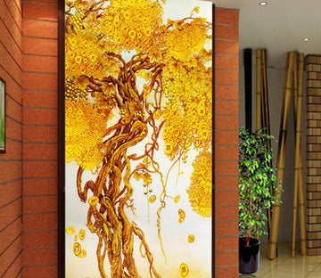 3D Golden Tree 637 Wall Murals Wallpaper AJ Wallpaper 2 