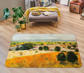 3D Grassland Saplings 1027 Allan P. Friedlander Rug Non Slip Rug Mat