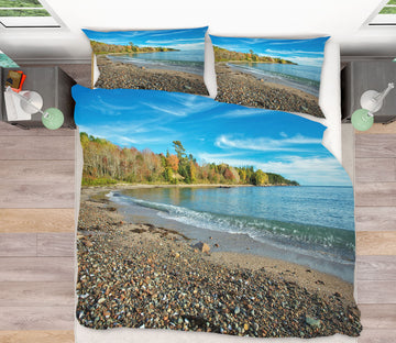 3D Coastline Color 62173 Kathy Barefield Bedding Bed Pillowcases Quilt