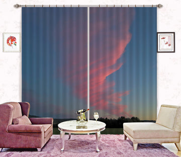 3D Pink Cloud 031 Jerry LoFaro Curtain Curtains Drapes