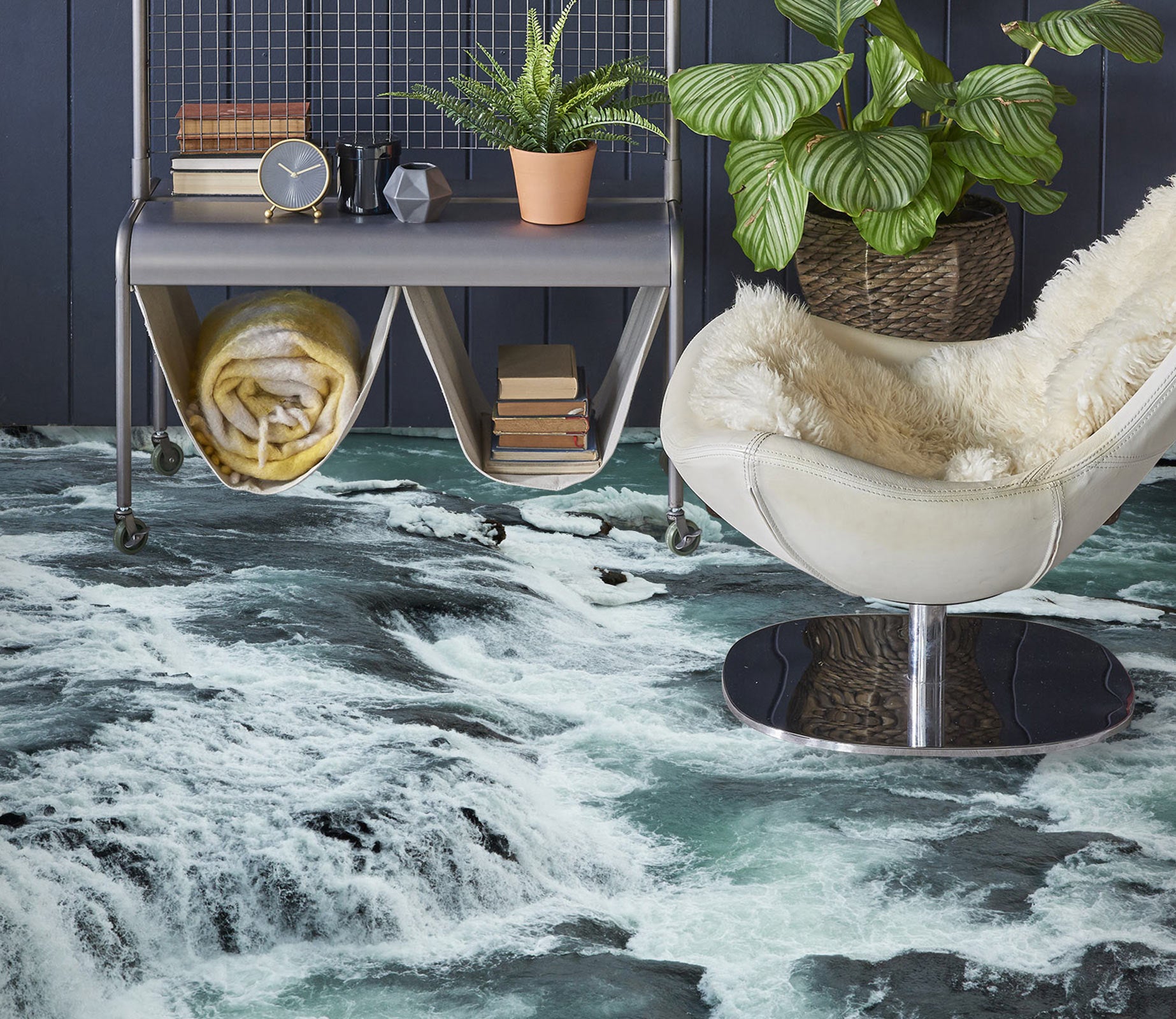 3D Fierce Lake Water 1065 Floor Mural  Wallpaper Murals Self-Adhesive Removable Print Epoxy