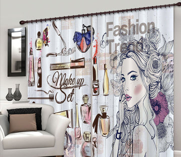 3D Beauty Store 851 Curtains Drapes Wallpaper AJ Wallpaper 