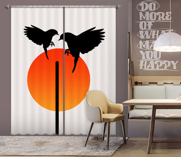3D Magpie Wings 1131 Boris Draschoff Curtain Curtains Drapes